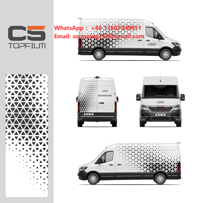 Commercial Printing Usa - 맞춤 인쇄 차량 랩핑 비닐 검정색