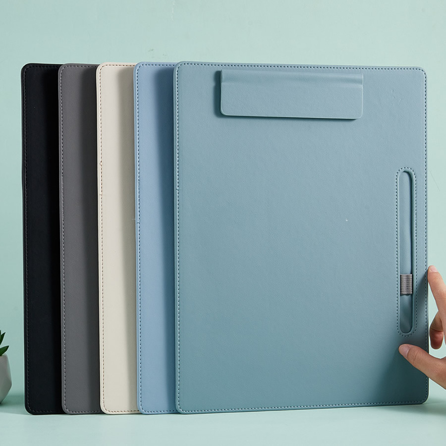 Commercial Printing Books - A4 가죽 필기 클립, 비즈니스 폴더,