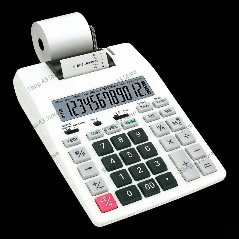 사무실 금융 흑백 인쇄 계산기 전문 계산원 계산용 데스 - Commercial Printing Calculator 리뷰 및 가격