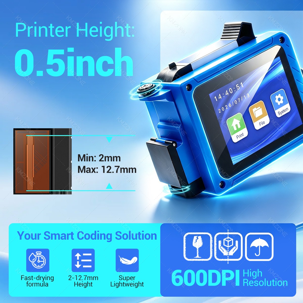 12.7mm 블루투스 미니 QR 바코드 배치 코드 날짜 - Commercial Printing Network 리뷰 및 가격