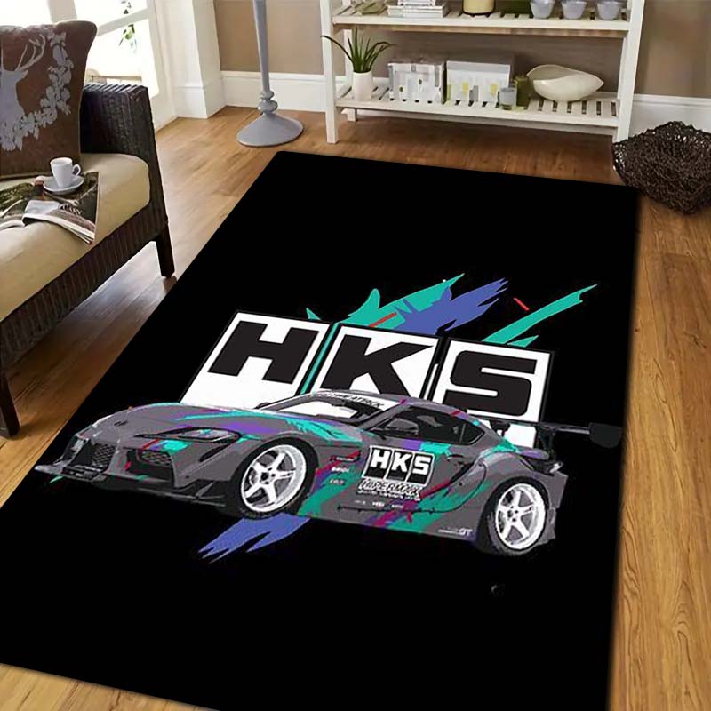 3D 레이싱 H-HKS 프린트 러그 논슬립 바닥 카펫  - Commercial Printing Usa 리뷰 및 가격