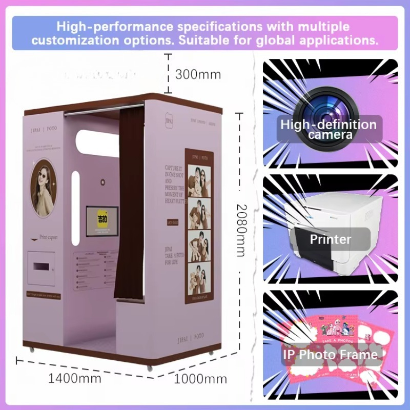 맞춤형 셀피 부스 자동 즉석 사진 인쇄 키오스크 공장  - Commercial Printing Supplies Usa 리뷰 및 가격