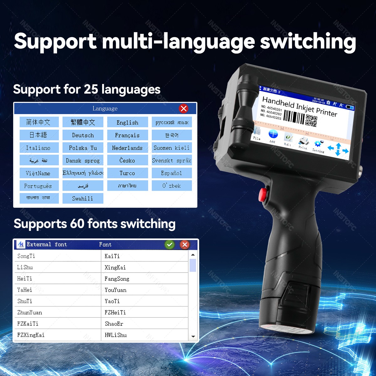 휴대용 잉크젯 프린터, 휴대용 날짜 배치 번호, QR  - Commercial Printing And Packaging 리뷰 및 가격