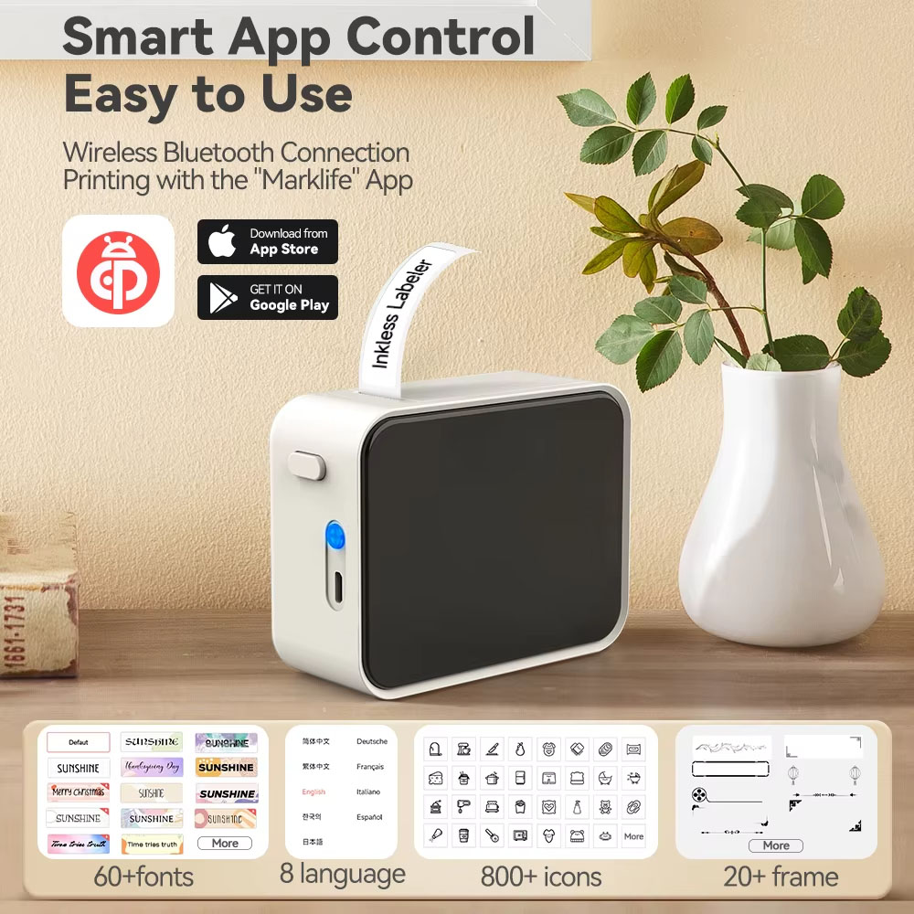 Marklife P15 라벨 프린터 휴대용 열전사 프린 - Commercial Printing Network 리뷰 및 가격