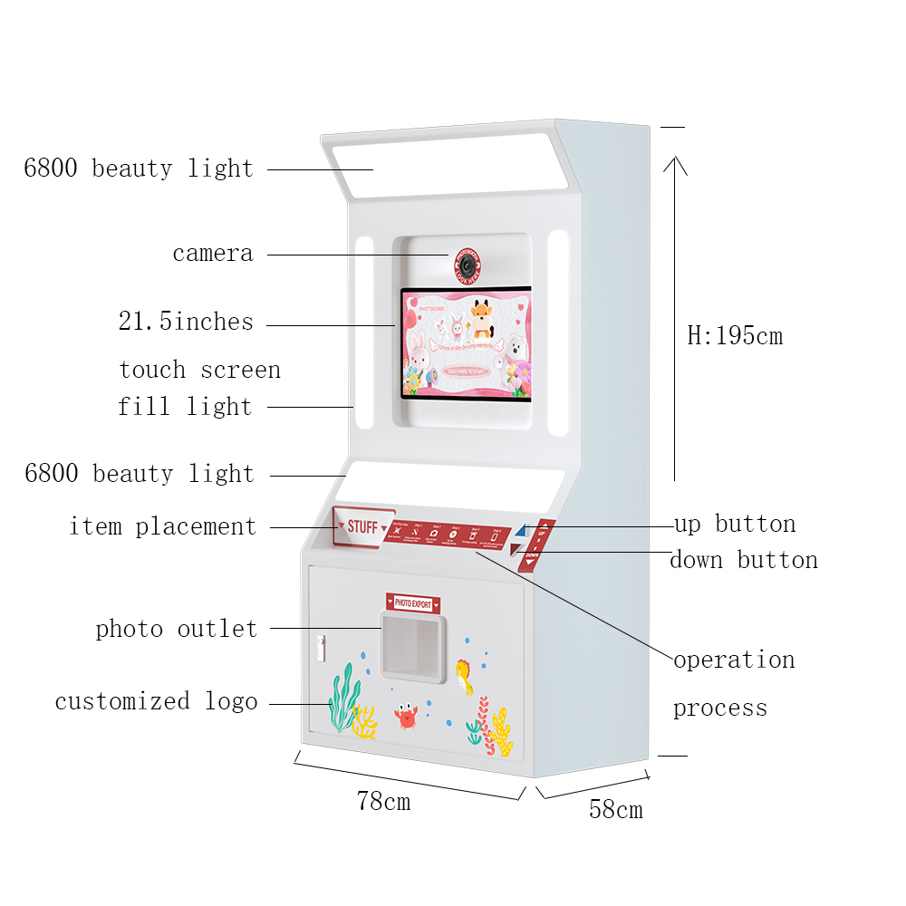 셀프 서비스 사진 부스 터치스크린 즉석 인화 사진 부스 - Commercial Printing Usa 리뷰 및 가격