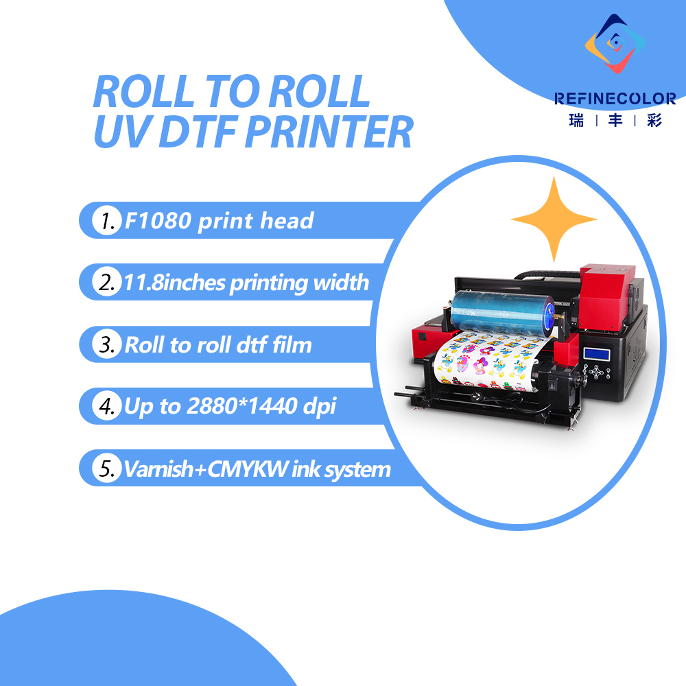 리파인컬러 A3+ 산업용 UV DTF 프린터, 이중 엡 - Commercial Printing Network 리뷰 및 가격