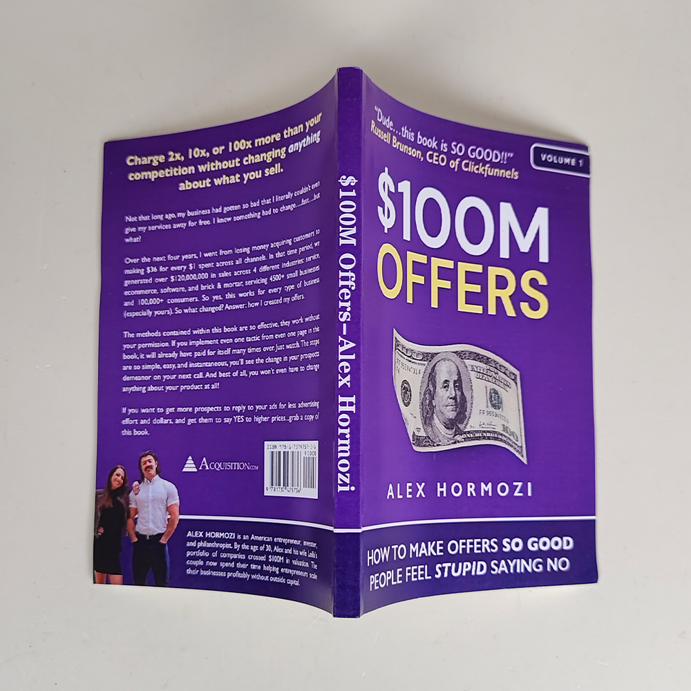 1권의 책 $100M 제안 및 $100M 고객 유치 - - Commercial Printing Books 리뷰 및 가격